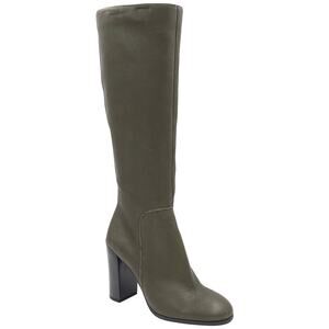 Kenneth Cole Women Knee High Dress Boot Justin Size US 5.5 Fern Green Leather
